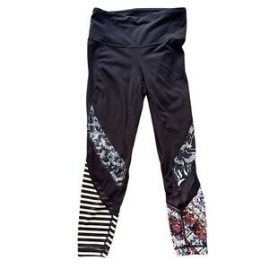 Athleta Salutation 7/8 Tight Activewear Pants Pocket‎ Mix Printed Navy Size XSP
